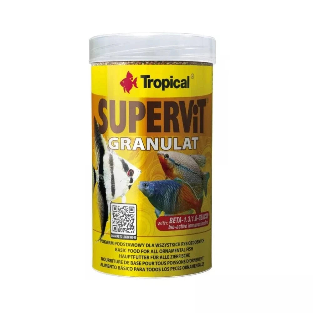Supervit Granulat granuliuotas pašaras žuvims su Beta-gliukanu 1000 ml