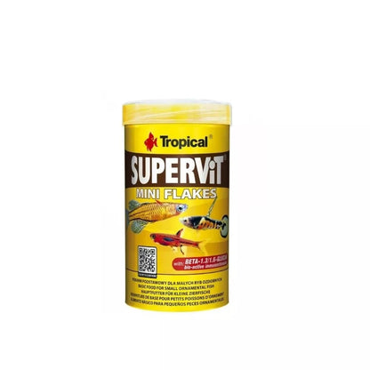 Pašaras žuvims Tropical Supervit Mini Flakes 100 ml