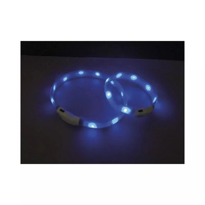 Šviečiantis antkaklis Visible M, mėlynas, 25 mm, 55 cm