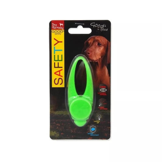 Šviečiantis silikoninis pakabukas šunims, žalias