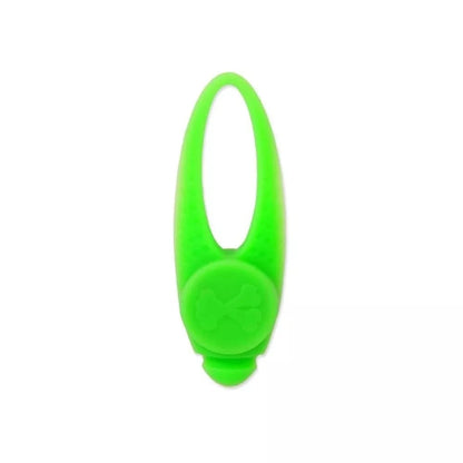 Šviečiantis silikoninis pakabukas šunims, žalias