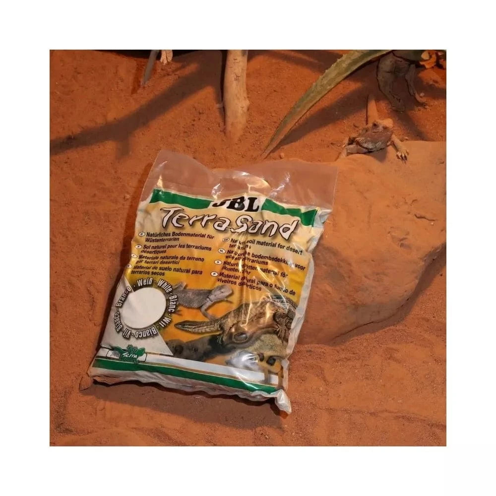JBL TerraSand Natural White smėlis terariumams 7,5 kg