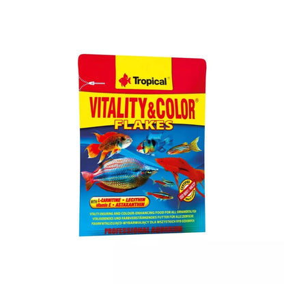 Tropical Vitality&Color spalvas ryškinantis maistas žuvims, 12 g