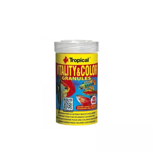 Pašaras žuvims Tropical Vitality&Color Granules 100 ml