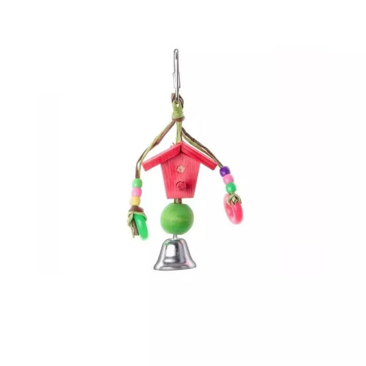 Žaislas paukščiams su varpeliu, 13 cm