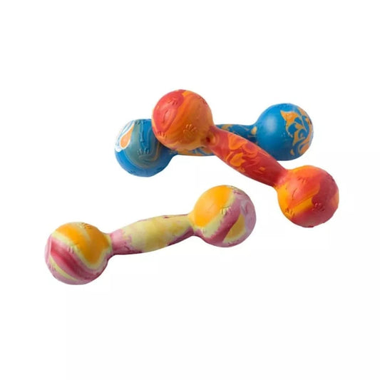 Žaislas šunims hantelis su vanilės kvapu, 19 cm