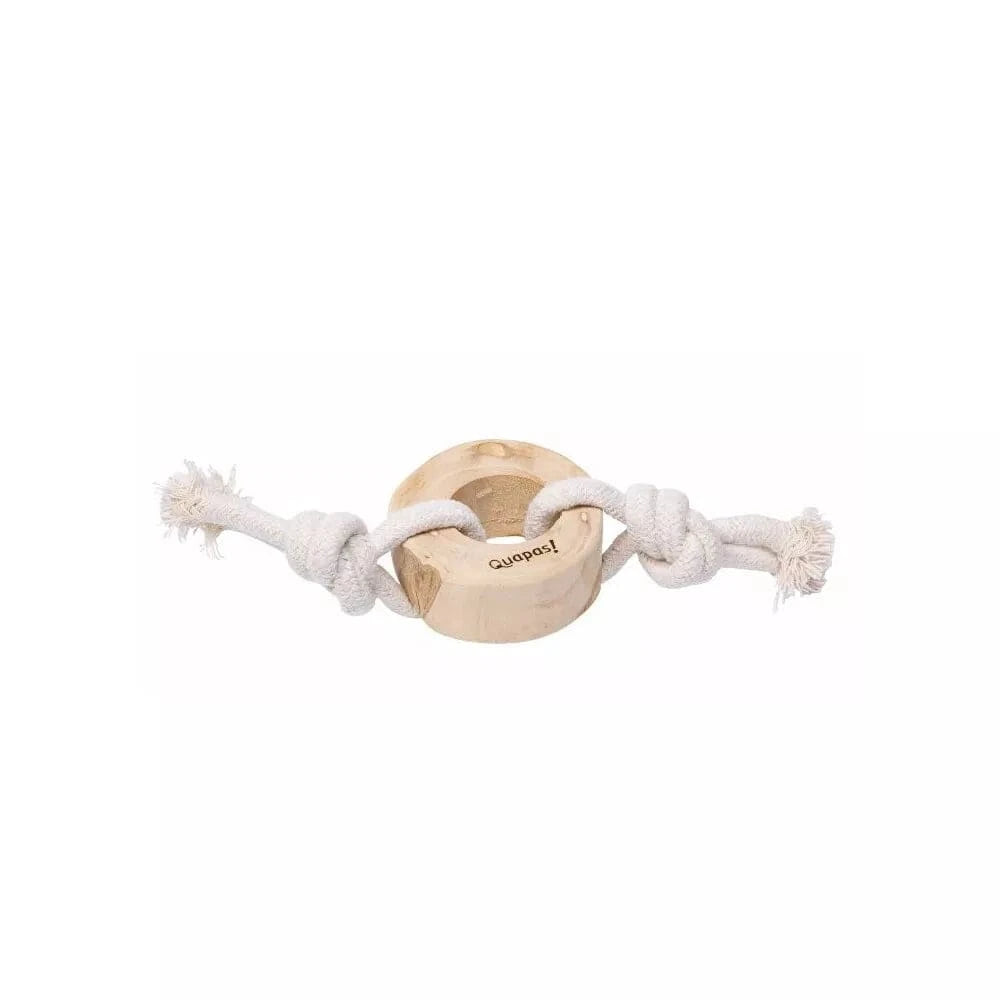Žaislas šunims iš natūralios virvės, kavamedžio žiedas su mazgais, 7x35 cm