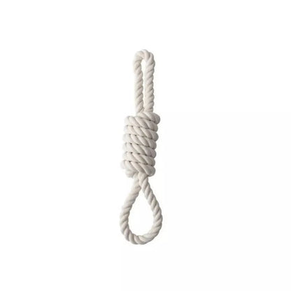 Žaislas šunims iš natūralios virvės, su 2 kilpomis, XXL, 60 cm