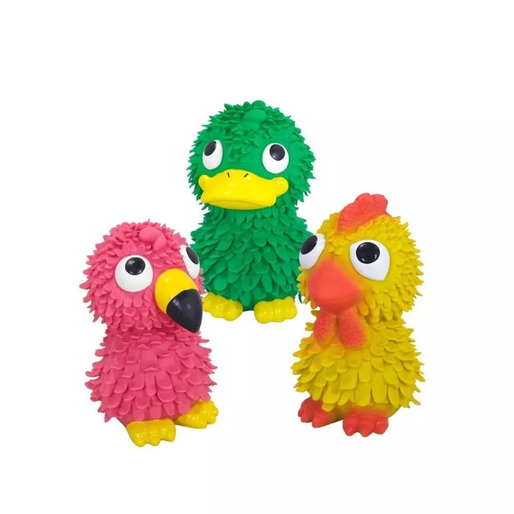 Žaislas šunims lateksinis paukštis, 12-13 cm