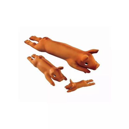 Žaislas šunims lateksinė kiaulė  S, 14 cm