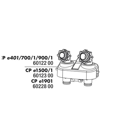 Žarnų prijungimo blokas išoriniams filtrams JBL CristalProfi e4/7/900/1